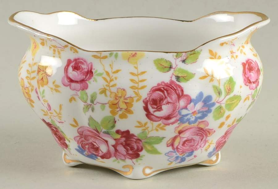 June Roses Mini Open Sugar Bowl by Royal Stafford-1