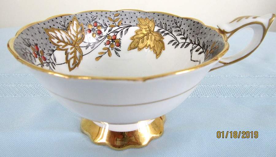 Leaf Berry Footed Cup by Royal Stafford-1