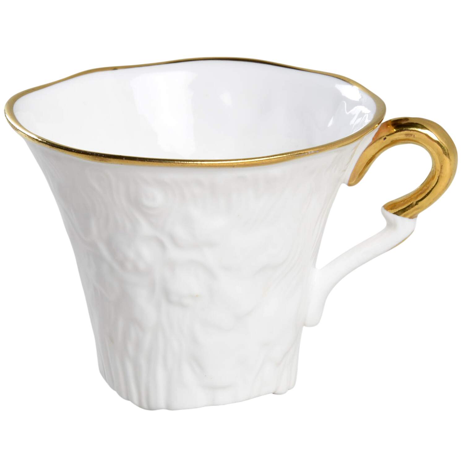 Old English Oak Gold Flat Cup by Royal Stafford-1