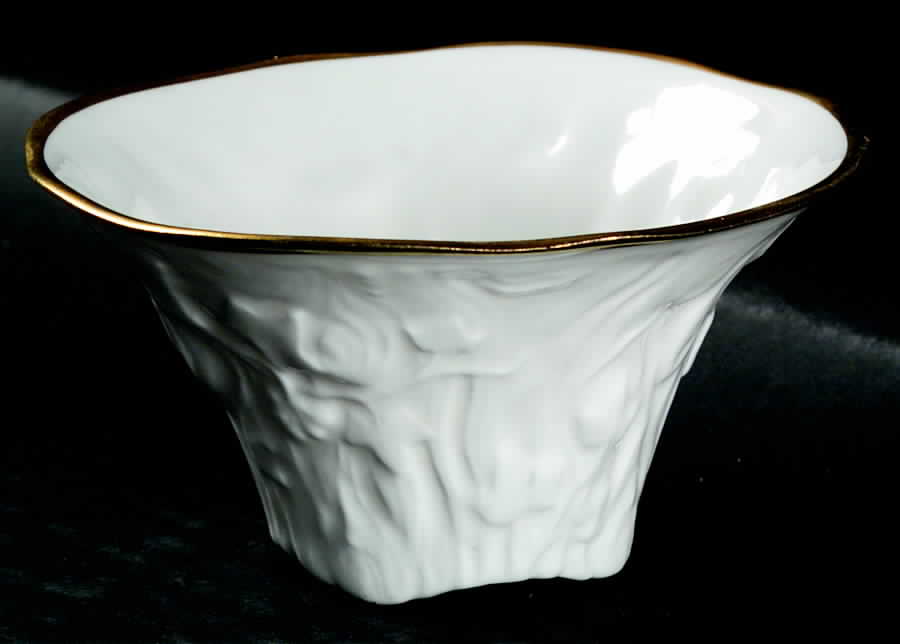 Old English Oak Gold Small Open Sugar Bowl by Royal Stafford-1
