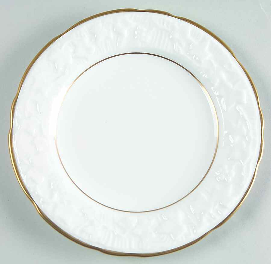 Old English Oak Gold Bread & Butter Plate by Royal Stafford-1