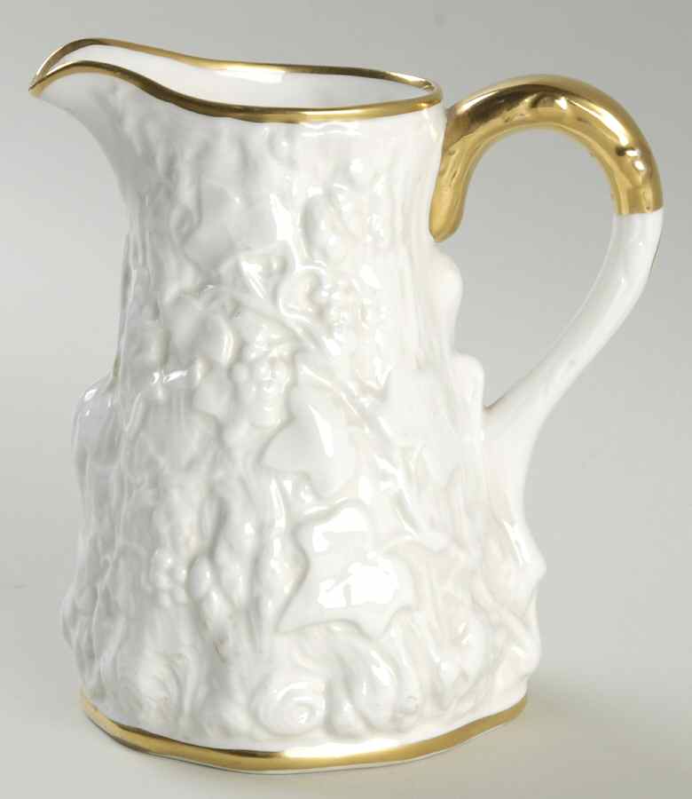 Old English Oak Gold 16 Oz Pitcher by Royal Stafford-1