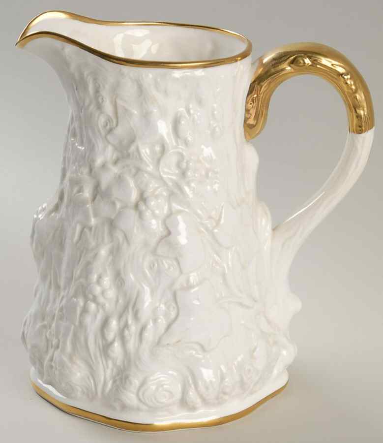 Old English Oak Gold 48 Oz Pitcher by Royal Stafford-1