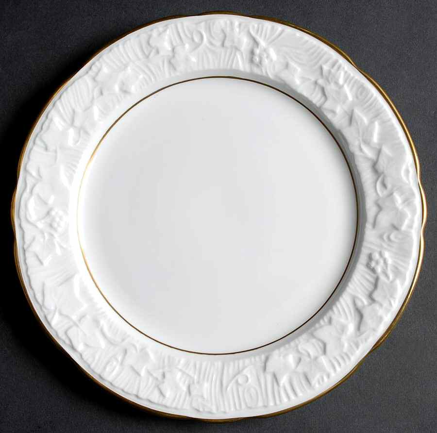 Old English Oak Gold Salad Plate by Royal Stafford-1