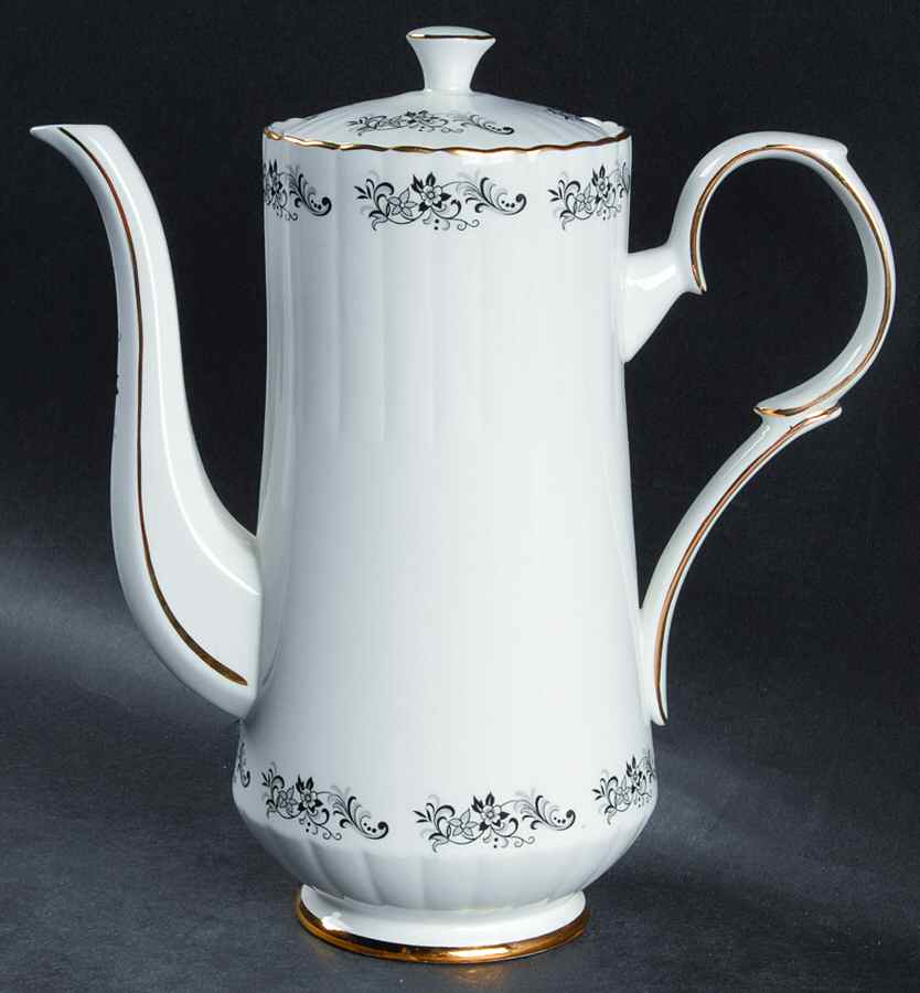 Othello Coffee Pot & Lid by Royal Stafford-1