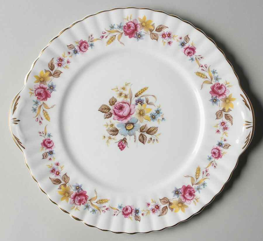 Patricia Handled Cake Plate by Royal Stafford-1