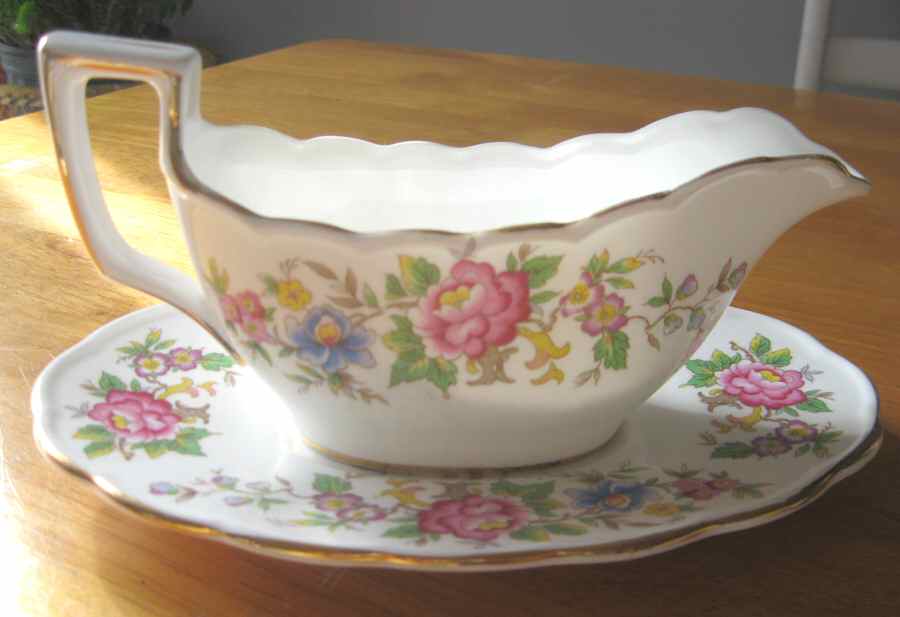 Rochester Gravy Boat & Underplate by Royal Stafford-1