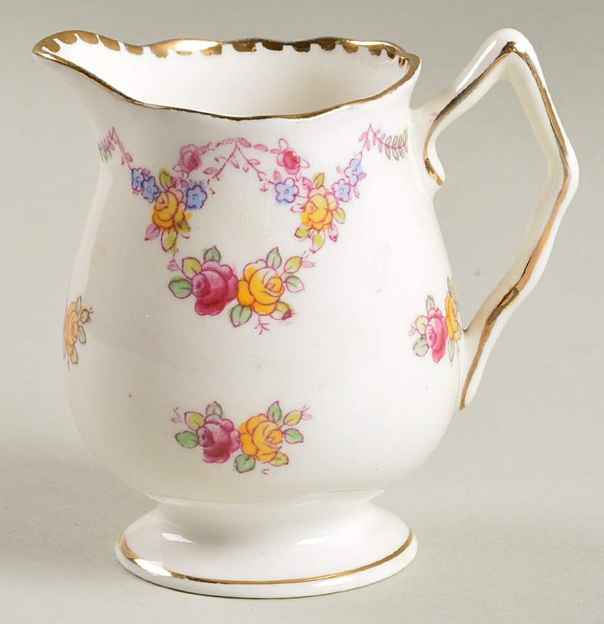 Rose Garland Mini Creamer by Royal Stafford-1