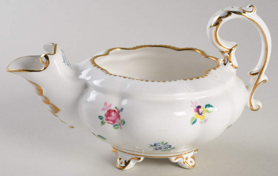 Rose, Pansy, Forget Me Not Creamer by Royal Stafford-1