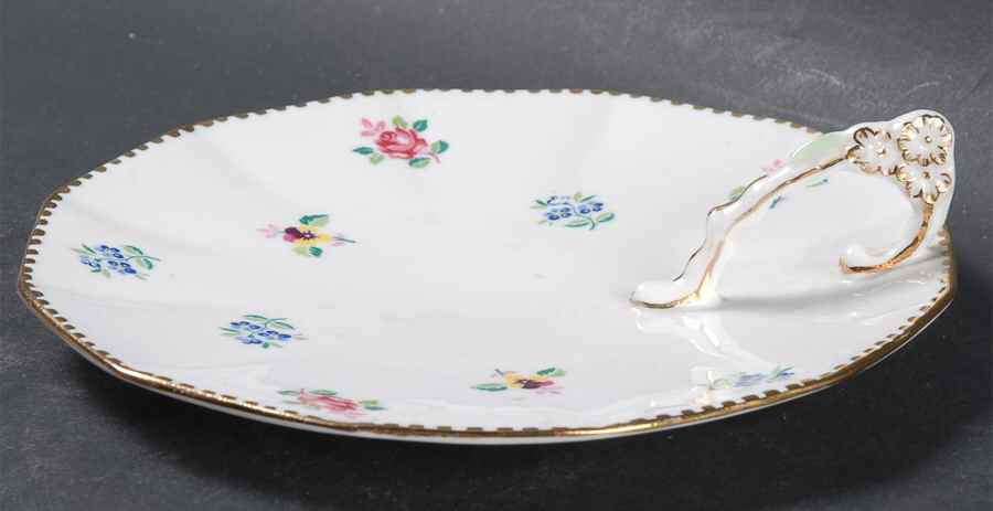 Rose, Pansy, Forget Me Not Lemon Dish by Royal Stafford-1