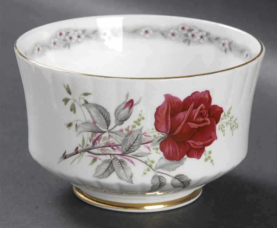 Roses To Remember (Fluted) Open Sugar Bowl by Royal Stafford-1