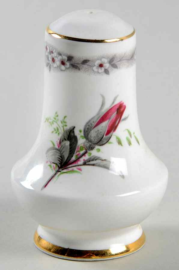 Roses To Remember (Fluted) Salt Shaker by Royal Stafford-1