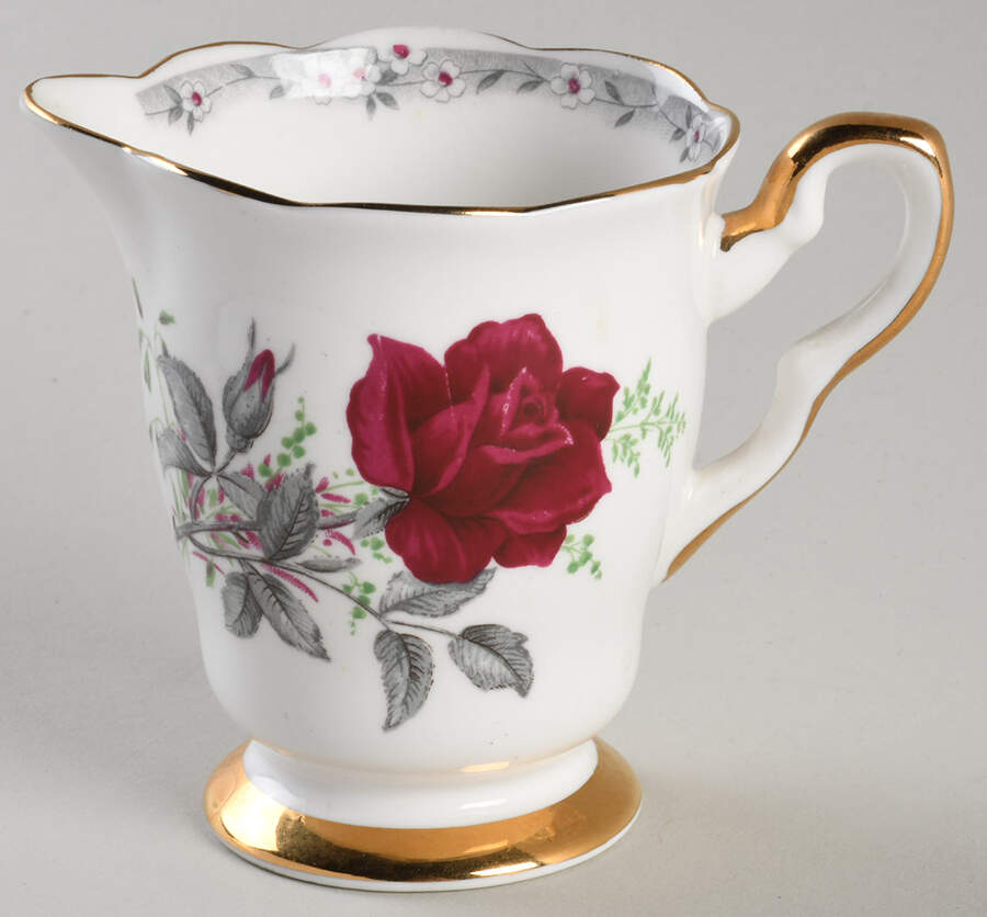 Roses To Remember (Scalloped) Mini Creamer by Royal Stafford-1
