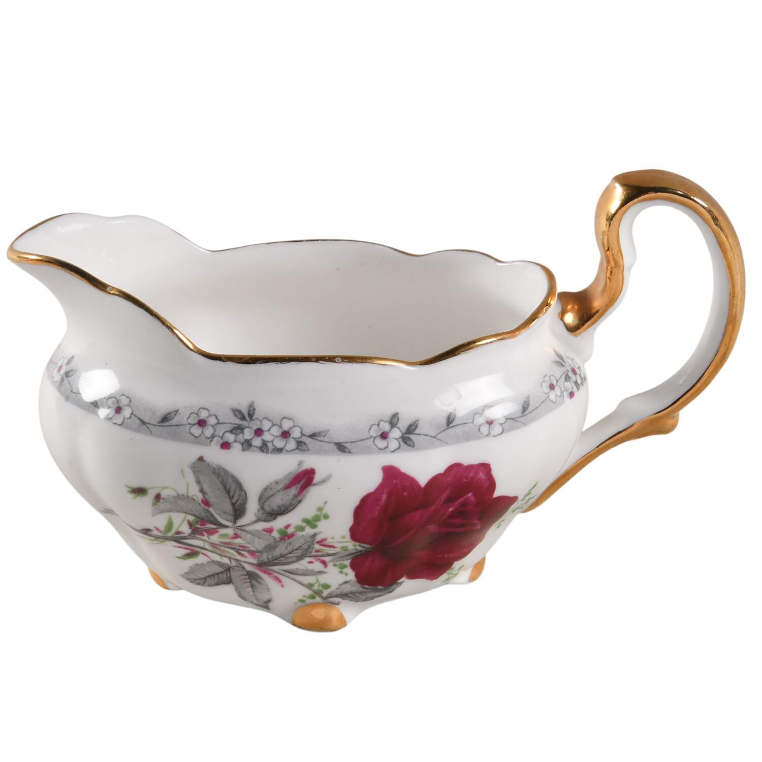 Roses To Remember (Scalloped) Mini Creamer by Royal Stafford-1