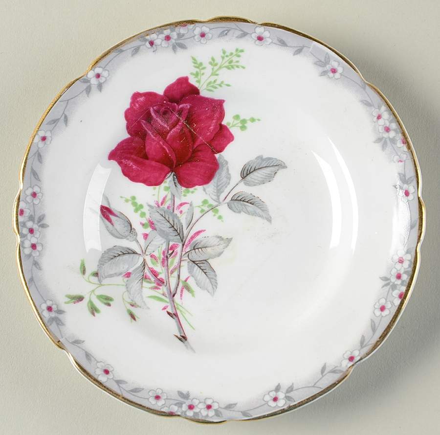 Roses To Remember (Scalloped) Coaster by Royal Stafford-1