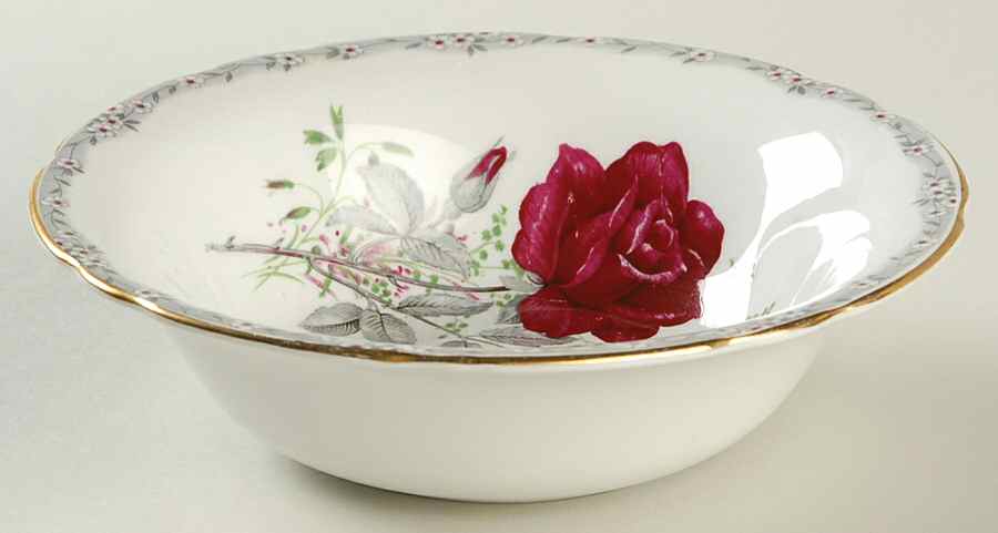 Roses To Remember (Scalloped) Rim Cereal Bowl by Royal Stafford-1