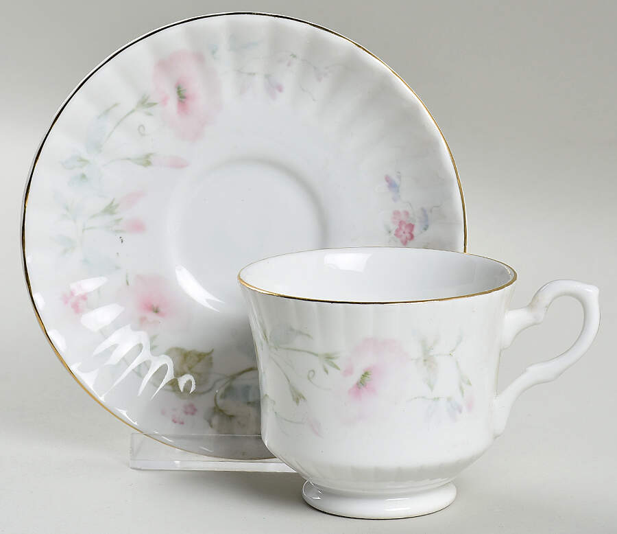 RST5 Footed Cup & Saucer Set by Royal Stafford-1