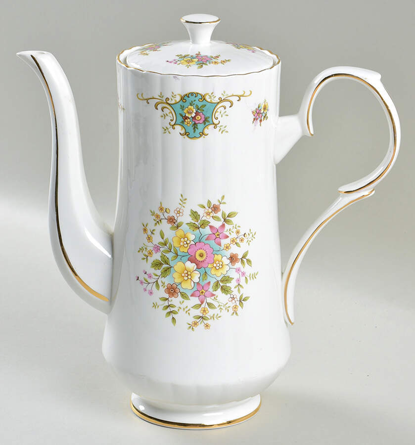 True Love Coffee Pot & Lid by Royal Stafford-1