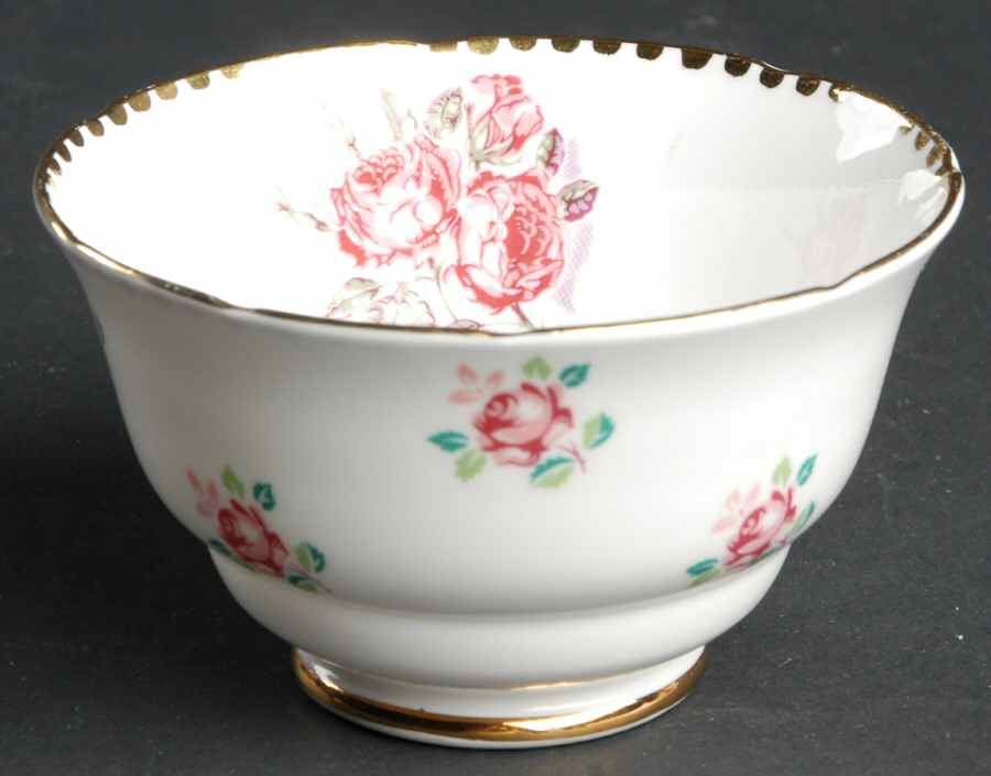 Tudor Rose Mini Open Sugar Bowl by Royal Stafford-1