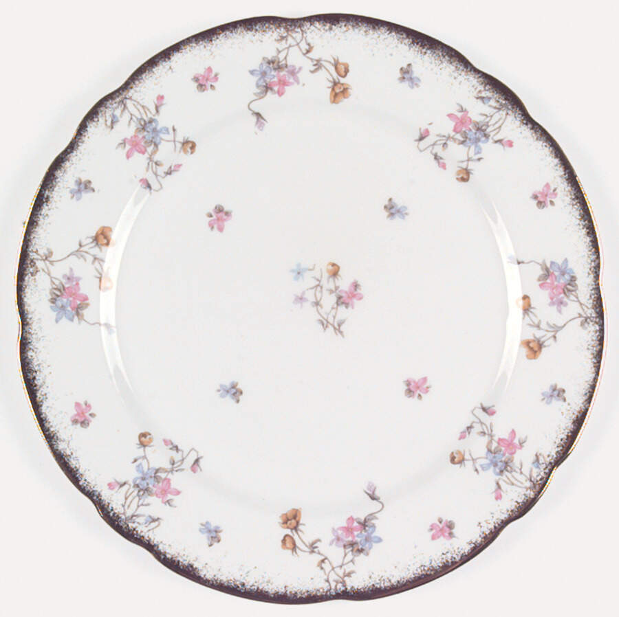Violets Pompadour Dinner Plate by Royal Stafford-1