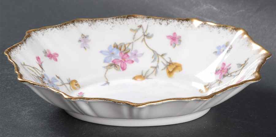 Violets Pompadour Nut Dish by Royal Stafford-1