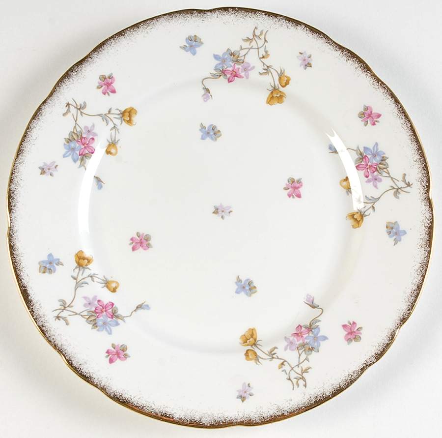 Violets Pompadour Luncheon Plate by Royal Stafford-1