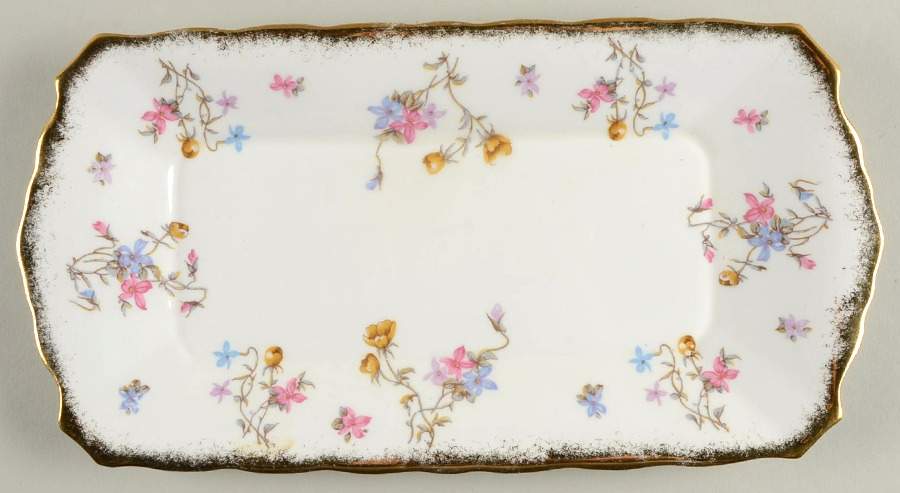 Violets Pompadour Large Sandwich Tray by Royal Stafford-1