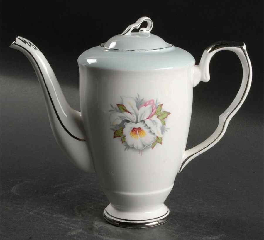 The White Lady Mini Coffee Pot & Lid by Royal Stafford-1