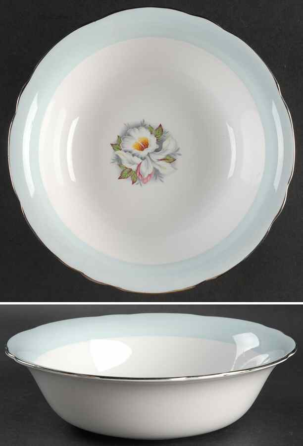 The White Lady 8" Round Vegetable Bowl by Royal Stafford-1