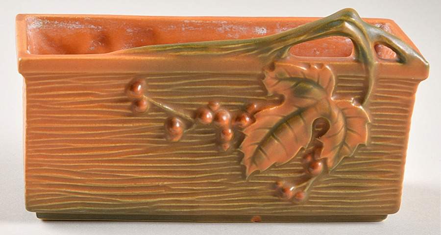 Bushberry (Terra Cotta Background) 6" Window Box Planter by Roseville-1