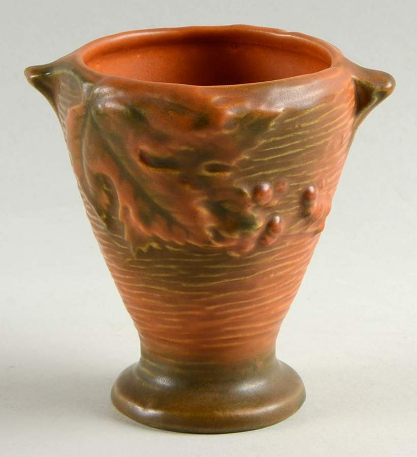 Bushberry (Terra Cotta Background) 4" Vase by Roseville-1
