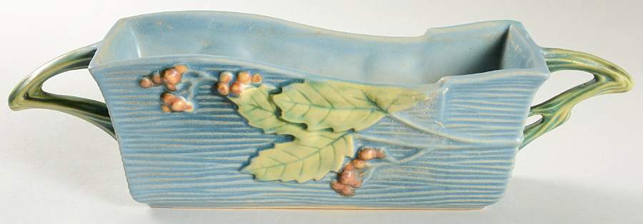 Bushberry (Blue Background) Window Box Planter by Roseville-1