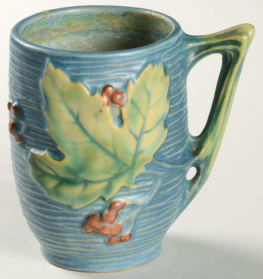 Bushberry (Blue Background) Mug by Roseville-1