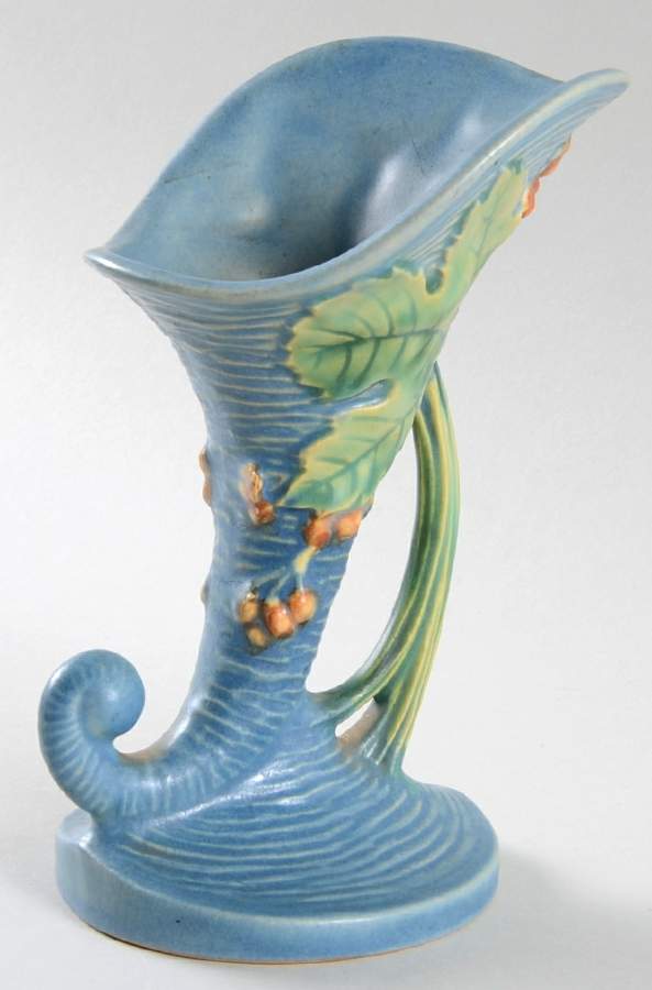 Bushberry (Blue Background) Cornucopia by Roseville-1