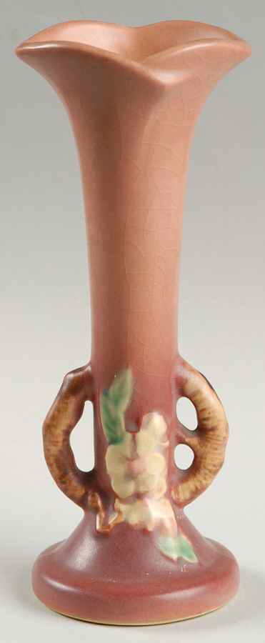 Apple Blossom Pink 7" Bud Vase by Roseville-1