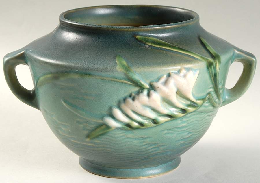 Freesia Green 5" Rose Bowl by Roseville-1