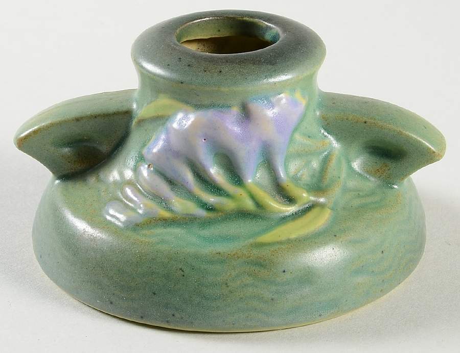 Freesia Green 2" Candlestick by Roseville-1