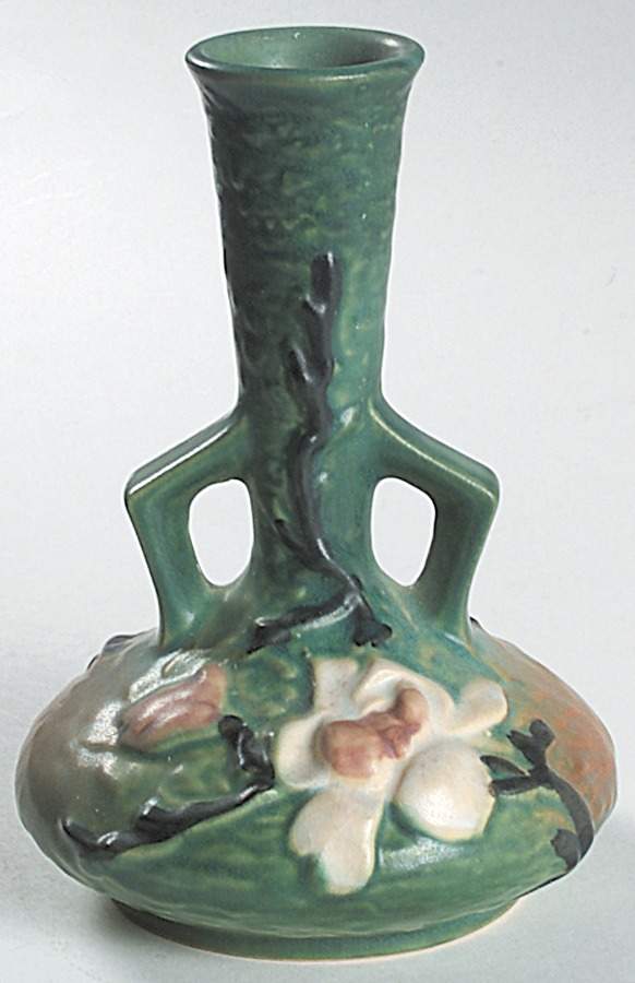 Magnolia Green 7" Bud Vase by Roseville-1