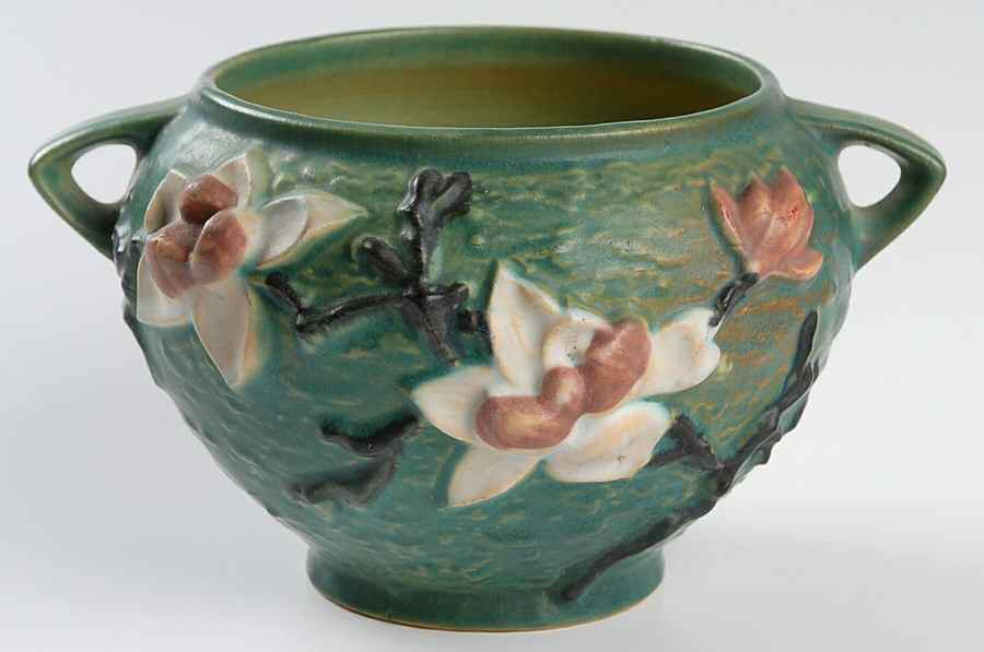 Magnolia Green 4" Jardiniere by Roseville-1