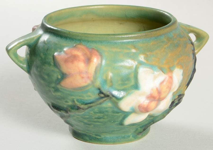 Magnolia Green 3" Jardiniere by Roseville-1