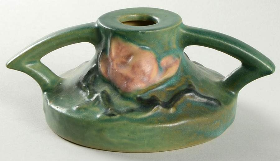 Magnolia Green 2" Candlestick by Roseville-1
