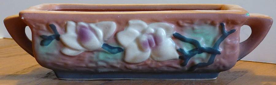 Magnolia Terra Cotta Window Box Planter by Roseville-1