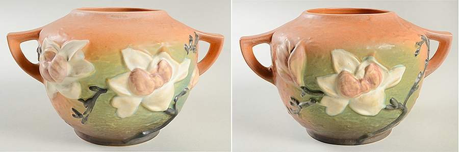 Magnolia Terra Cotta 6" Rose Bowl by Roseville-1