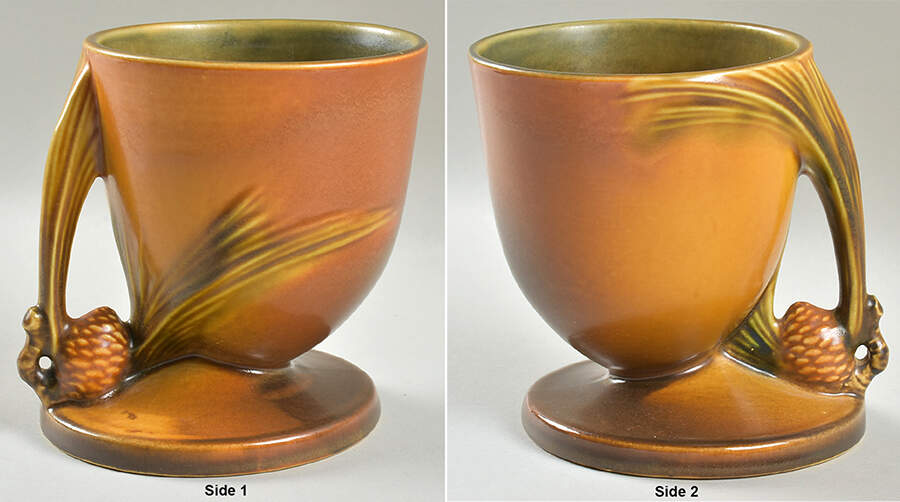 Pinecone Brown 5" Vase by Roseville-1
