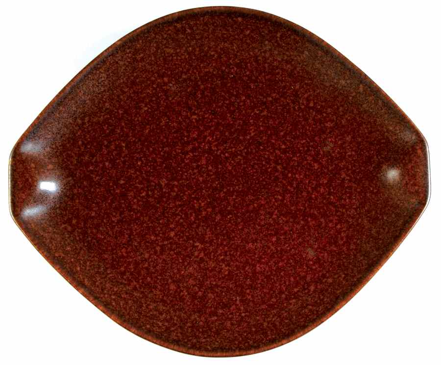 Raymor Autumn Brown (Matte) Salad Plate by Roseville-1