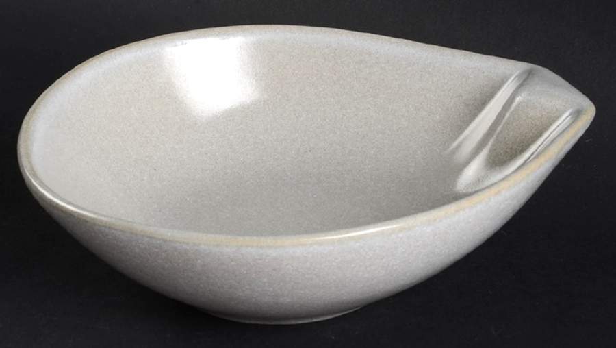 Raymor Beach Gray (Matte) Lugged Soup Bowl by Roseville-1