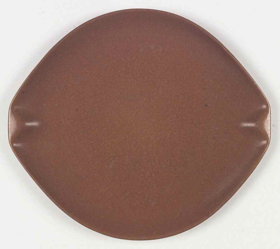 Raymor Terra Cotta (Matte) Dinner Plate by Roseville-1