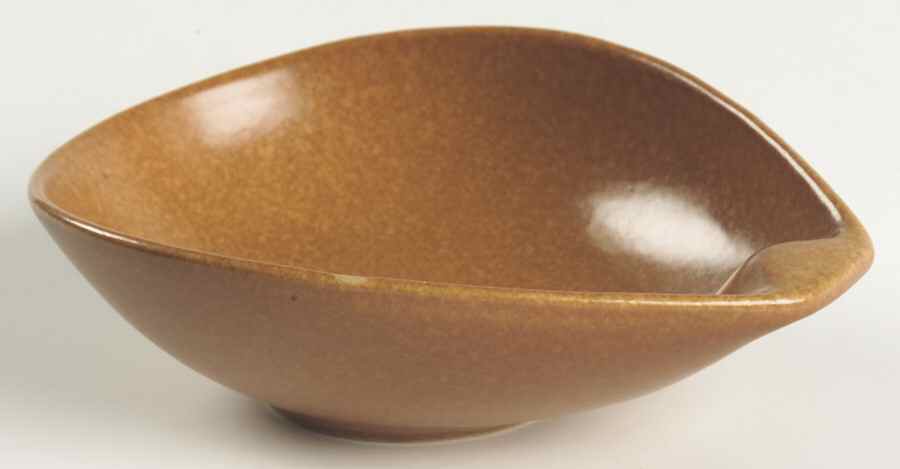 Raymor Terra Cotta (Matte) Lugged Fruit/Dessert (Sauce) Bowl by Roseville-1