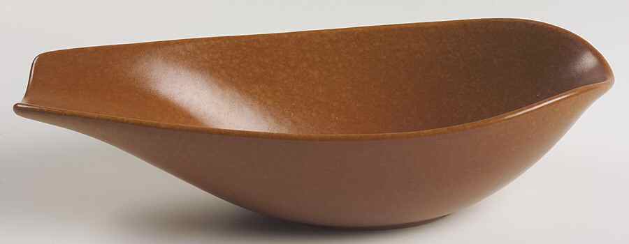 Raymor Terra Cotta (Matte) Gravy Boat by Roseville-1