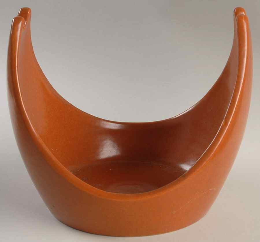 Raymor Terra Cotta (Matte) Stand for Coffee Pot by Roseville-1